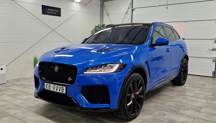 Jaguar F-Pace cena 325000 przebieg: 60400, rok produkcji 2020 z Kraków małe 562